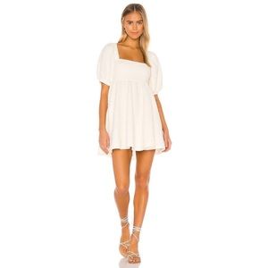 Free People Violet Puff Sleeve Dress